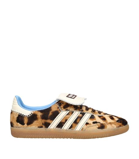 adidas samba sneakers leopard print